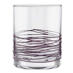 Textured Spun DOF Glass - Aubergine