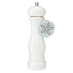 Wood Pepper Mill - White Lacquer