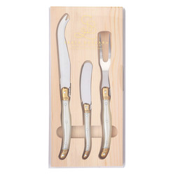 Cheese Knife Set - Set of 3 - Pearl
