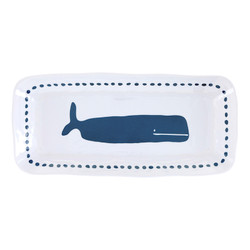 Melamine Serving Platter - Whale - 14" L
