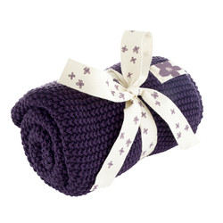 Knit Dish Towel - Aubergine