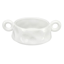 Face to Face Ceramic Dimpled Bowl - Small