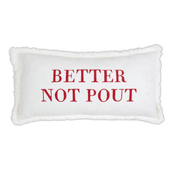 Face to Face Lumbar Pillowcase - Better Not Pout