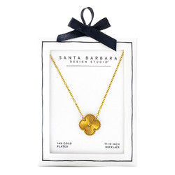 Quatrefoil Necklace - Gold