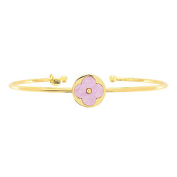 Quatrefoil Bangle - Pink