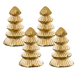 Gold Tree Placecard Holders - Set of 4
