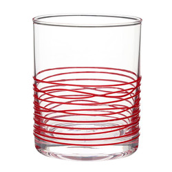 Textured Spun DOF Glass - Red