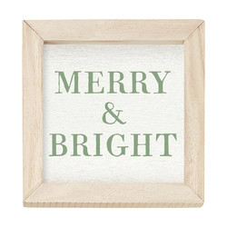 Face to Face Wood Sign - Merry Everything