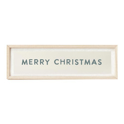 Face to Face Wood Sign - Merry Christmas