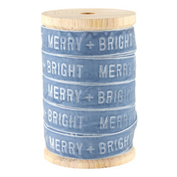 Face to Face Velvet Ribbon Spool - Merry & Bright 