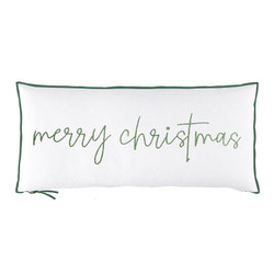 Face to Face Lumbar Pillow - Merry Christmas