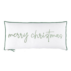 Face to Face Lumbar Pillowcase - Merry Christmas