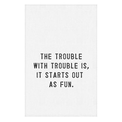 Face to Face Thirsty Boy Towel - Trouble Is Fun