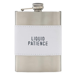 Face to Face Metal Flask - Liquid Patience