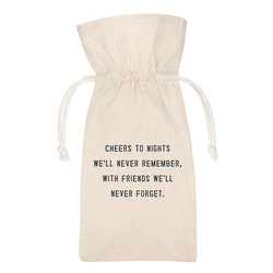 Face to Face Wine Bag - Cheers & Friends