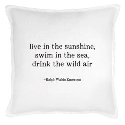 Face to Face Euro Pillowcase - Live Sunshine