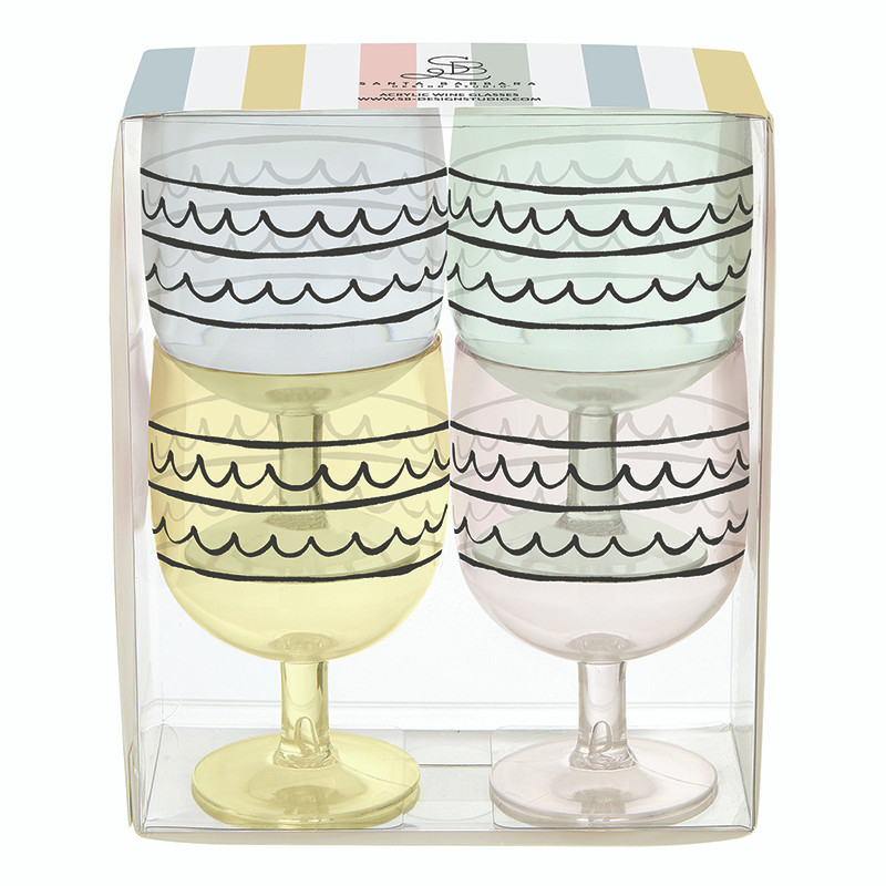 italian wine glass Hosteria 5.5 oz. Small Stackable Wine Glasses (Set of 6) – Bormioli Rocco  USA