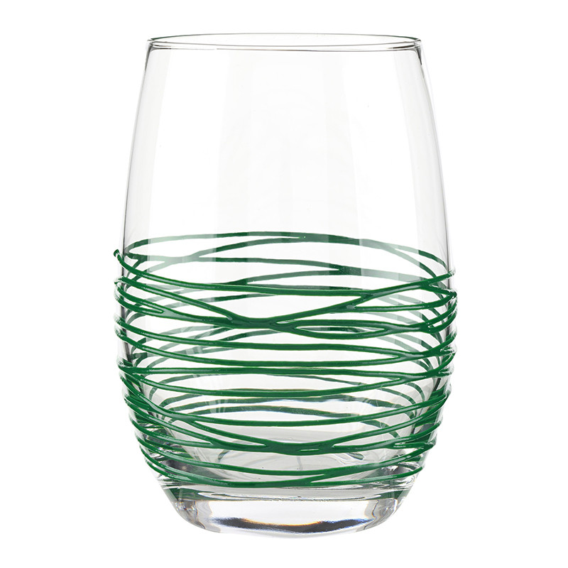 Textured Spun Wine Glass - Ivy Green Santa Barbara Design Studio