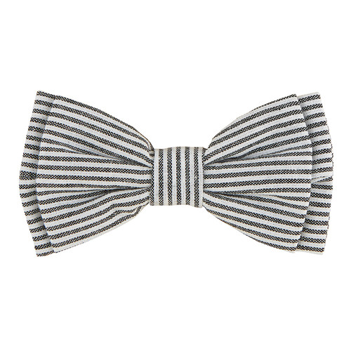 Pet Bow Ties-Grey Stripe G2845