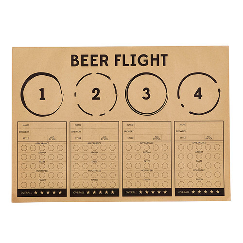 Beer Flight Placemats - 24pk D4487