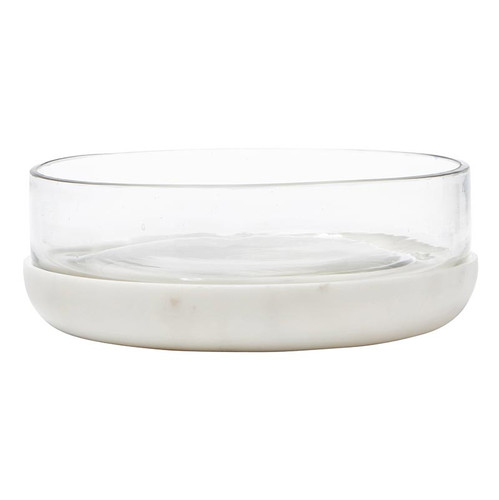 Marble Bowl - White J2476