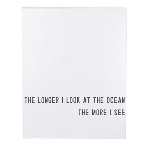 Face to Face Cadet Case Word Board - The Longer I Look At The Ocean