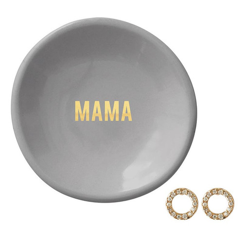 Earrings & Tray-Mama L1836