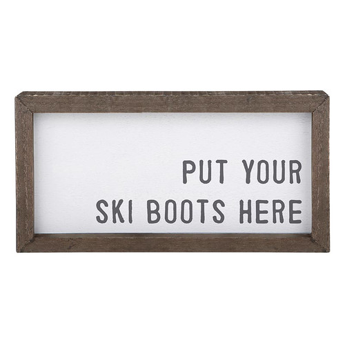 Face To Face Medium Word Board - Put Your Ski Boots Here