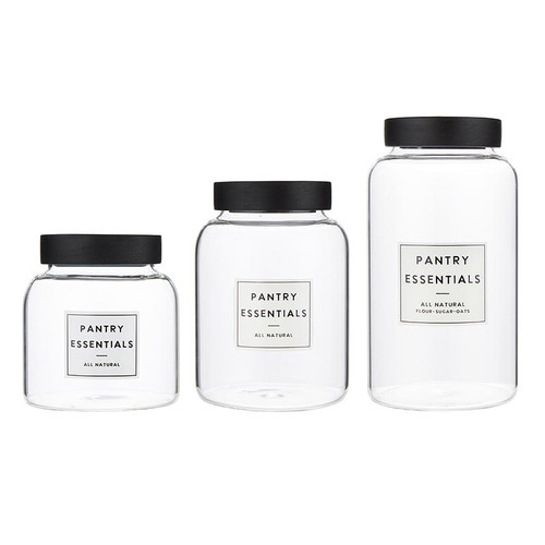 Pantry Essentials Canister Set - 3pcs