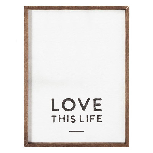 Wood Wall Art Sign - Love This Life