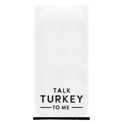 Overlock Tea Towel - Talk Turkey To Me
