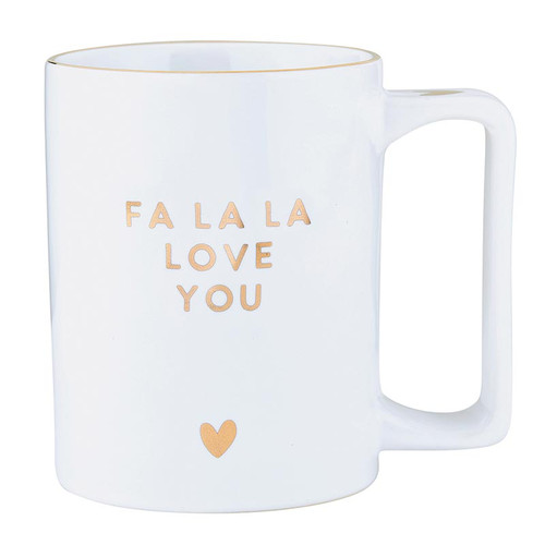 Gold Foil Organic Mug - Falala Love You