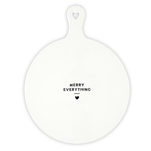 Ceramic Cheese Tray Merry Everything [Consumer]Santa Barbara Design