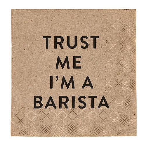 Cocktail Napkin - I'm a Barista