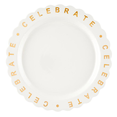 Ceramic Cake Plate - Celebrate