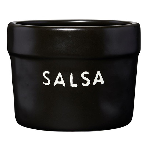 Black Ceramic Salsa Bag