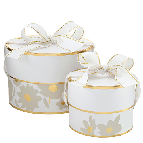 Wedding Gift Box - Grey Floral