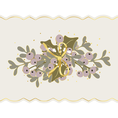 Paper Table Runner - Holly 