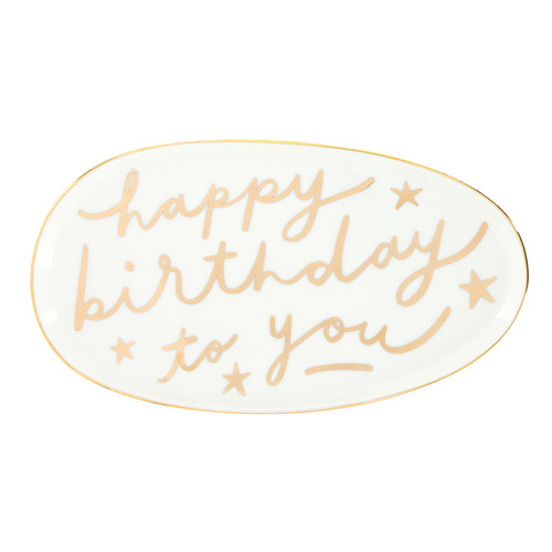 Ceramic Platter - Happy Birthday