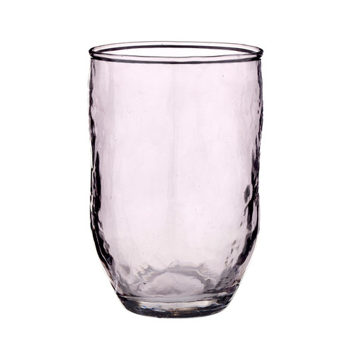 Hammered Water Glass - Lilac
