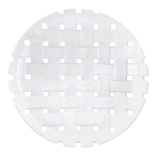 Ceramic Lattice Bowl - White