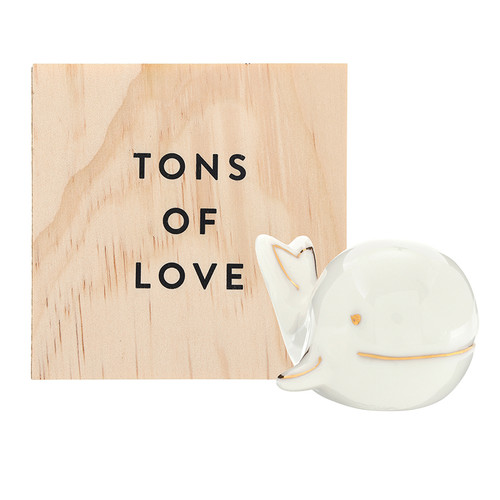 Ceramic Figurine - Whale