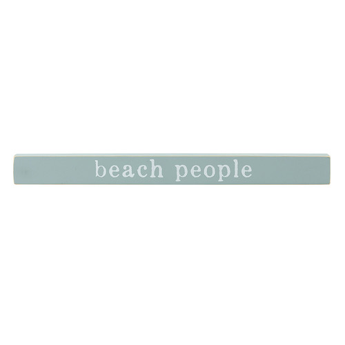 Face to Face Wood Sign - We Are Beach People