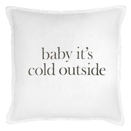 Face To Face Euro Pillowcase - Baby It's Cold Outside