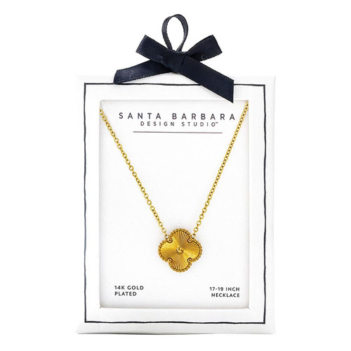 Quatrefoil Necklace - Gold