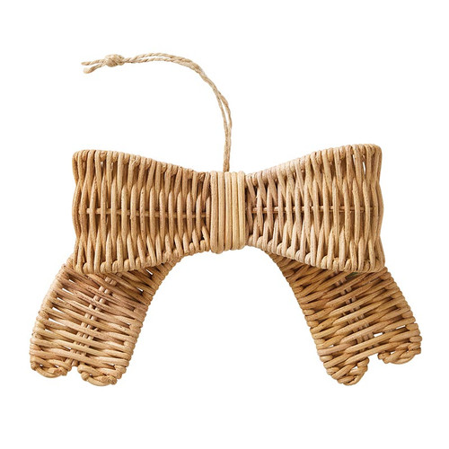 Rattan Bow Ornament