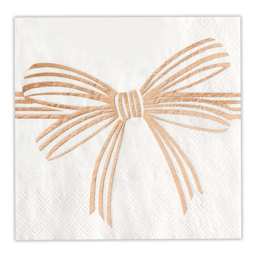 Bow Napkins - Rose Gold