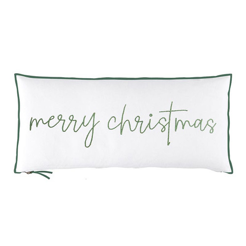 Face to Face Lumbar Pillowcase - Merry Christmas