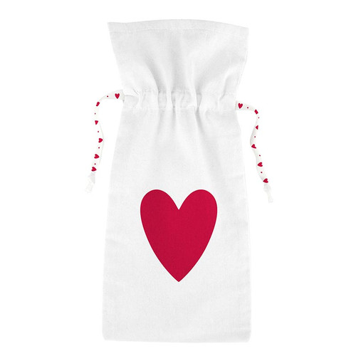 Face to Face Wine Bag - Red Heart
