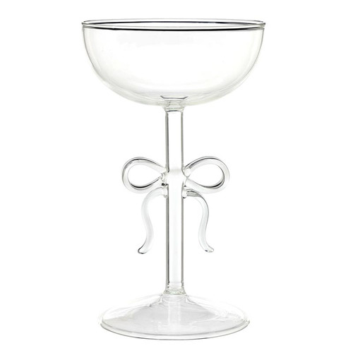 Glass Bow - Coupe - Clear
